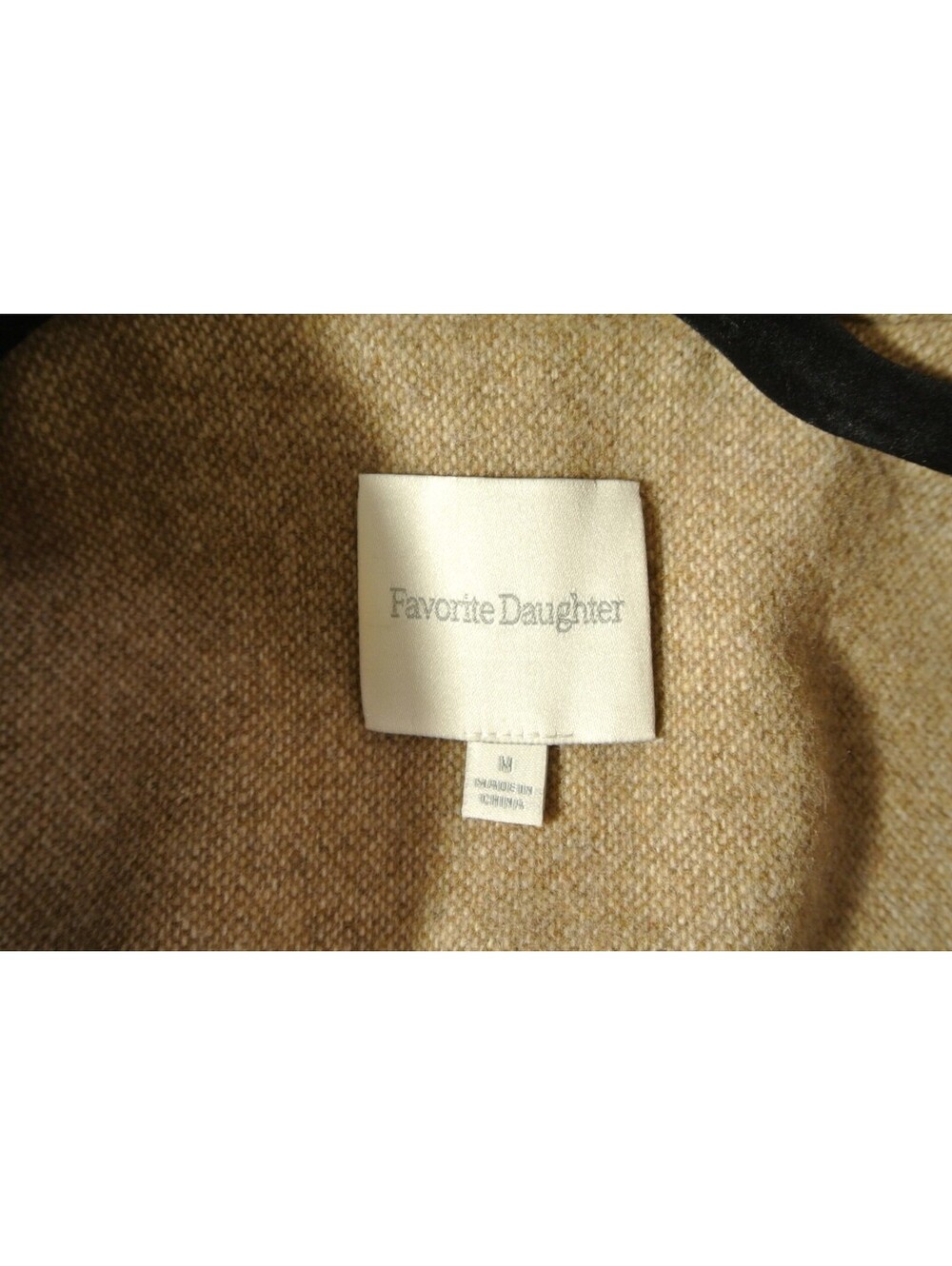 New, Favorite Daughter The Adrienne Belted Blazer in Beige Sz M #SJ2438 - Picture 8 of 10